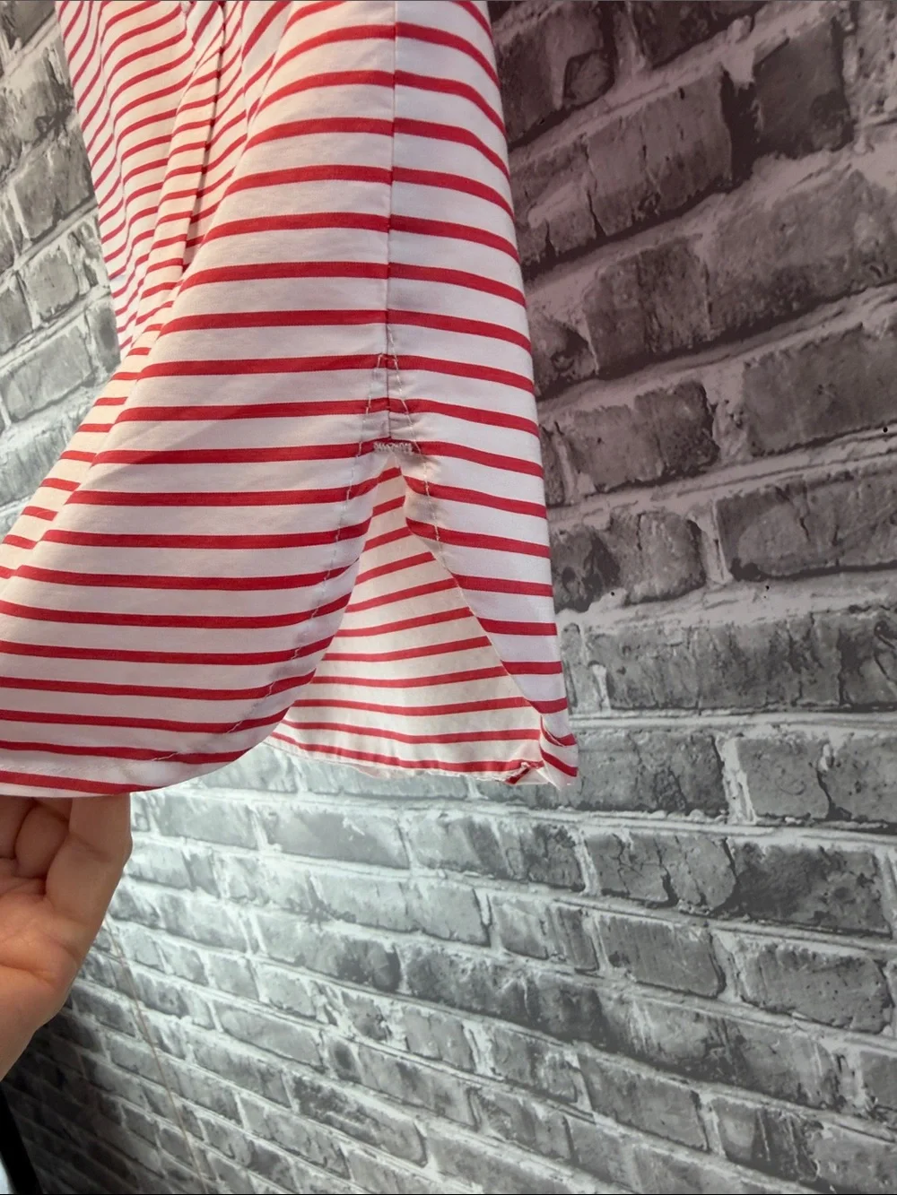 Polo by Ralph Lauren Red and White Striped dress‎
